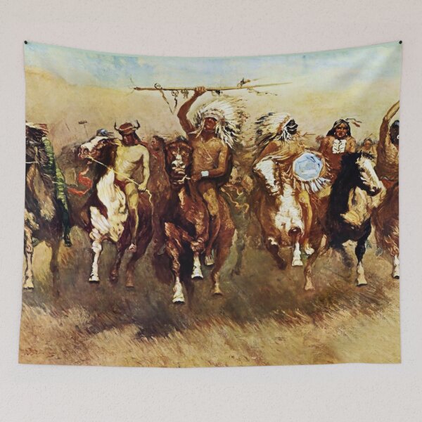 Item preview, “Victory Dance” Western Art by Frederick Remington designed and sold by PatricianneK.