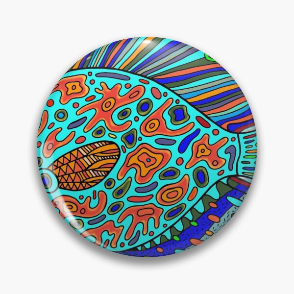 Item preview, fish art designed and sold by art lines.
