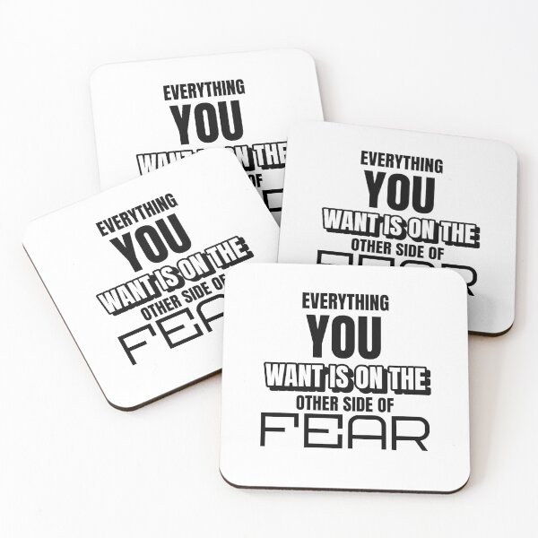 Item preview, Everything you want is on the other side of fear designed and sold by Lijo Jose.