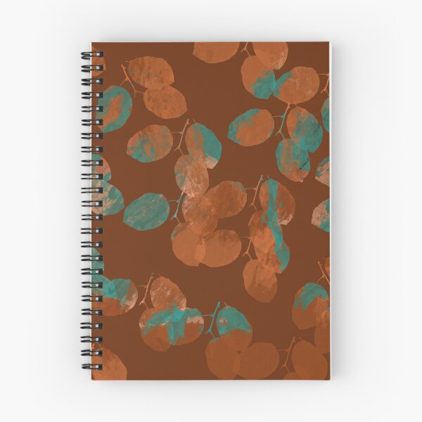 Item preview, Fall Leaf Art Pattern Design Brown and Teal Green designed and sold by NancyMerkle.