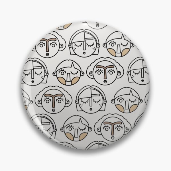 Item preview, geometric faces designed and sold by lili-patterns.