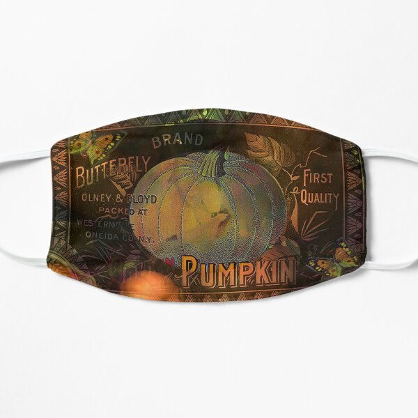 Artful Pumpkins Flat Mask
