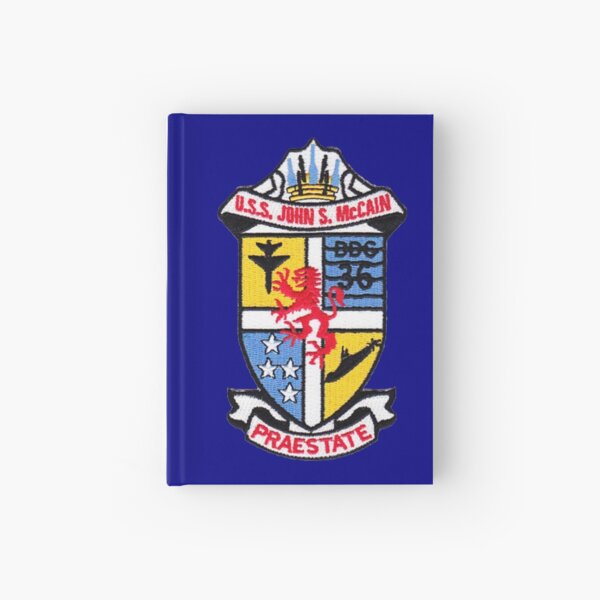USS JOHN S. MCCAIN (DDG-36) SHIP'S STORE Hardcover Journal