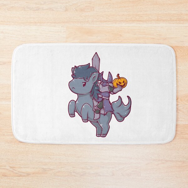 Item preview, Hand-Drawn Cute Headless Horseman Pumpkin Pony Rider designed and sold by CeasarBratz.
