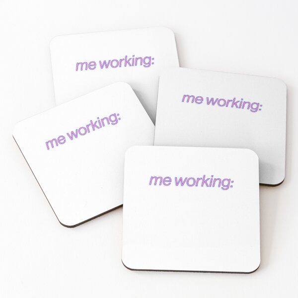 Item preview, Me Working Writer Designer Coder Laptop designed and sold by sharedipmemes.