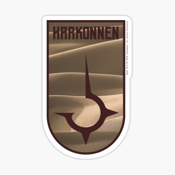Item preview, Dune - House Harkonnen Badge (Light Image) - designed and sold by Printerially.