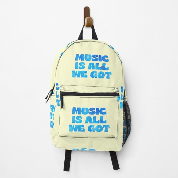 Item preview, Music Is All We Got Motivate Musician Blue Watercolor designed and sold by sharedipmemes.