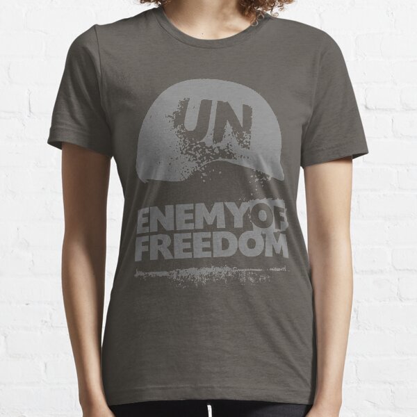 Vista previa del artículo con la obra «Naciones Unidas», diseñado y vendido por freedomshirt.