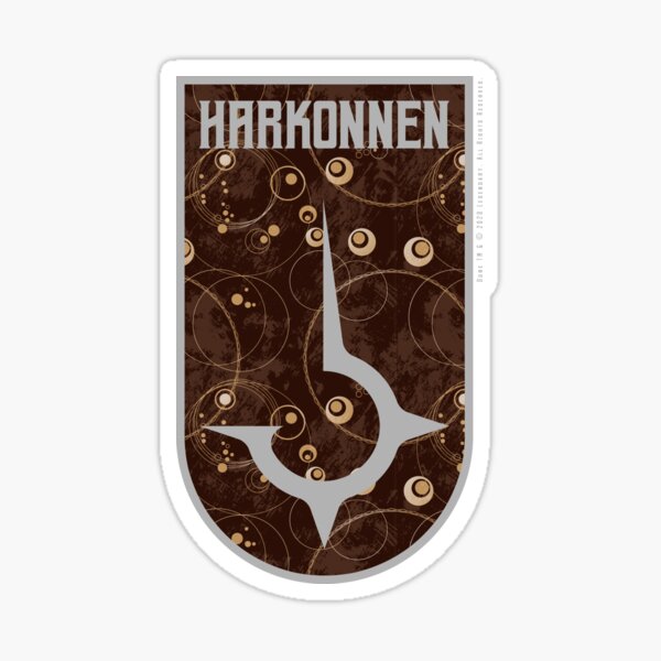 Item preview, Dune - House Harkonnen Badge (Dark Pattern) - designed and sold by Printerially.