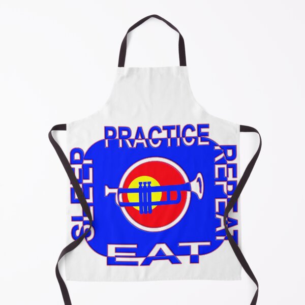 Item preview, EAT SLEEP TRUMPET PIANO DUO PRACTICE designed and sold by Ralek.