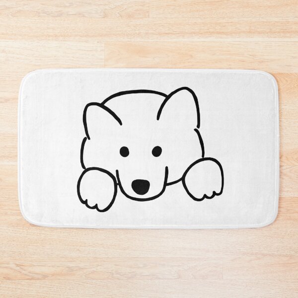 Item preview, Samoyed Crawling designed and sold by PawPawDog.