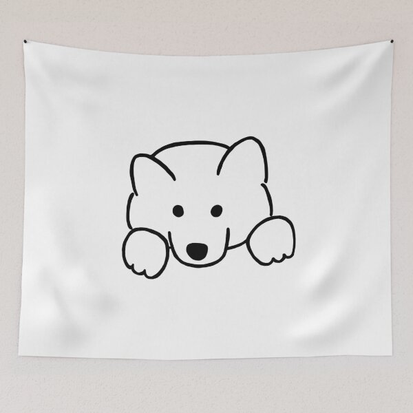 Item preview, Samoyed Crawling designed and sold by PawPawDog.