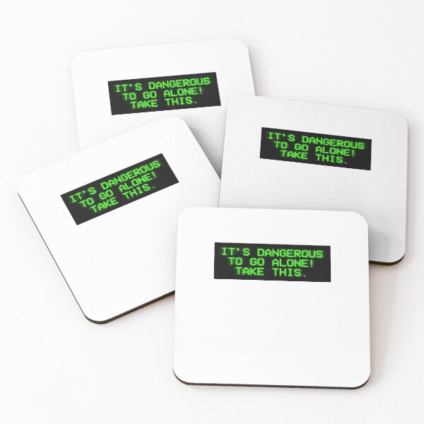 Item preview, It's Dangerous To Go Alone Take This Gamer Joke Meme designed and sold by sharedipmemes.