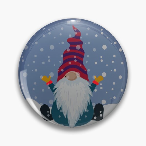 Item preview, Gnomo hippie navideño designed and sold by EvaWolf.