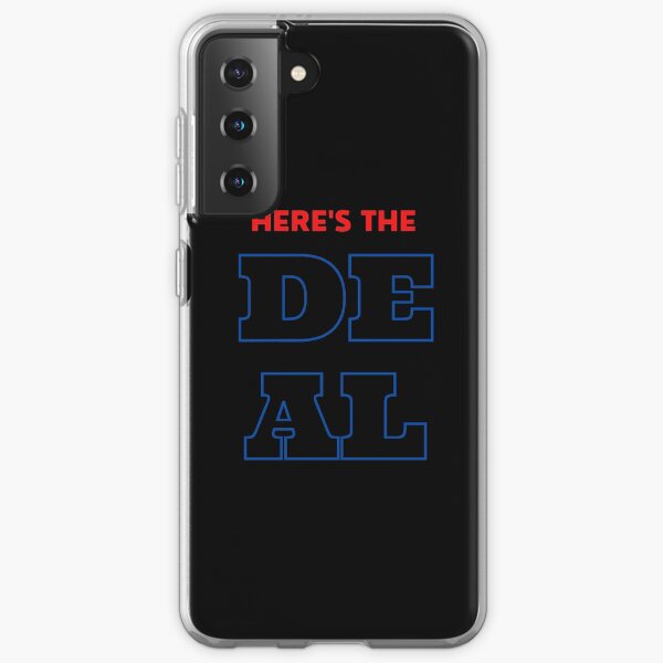 Biden "Heres The Deal" Presidential Debate Quote Samsung Galaxy Soft Case