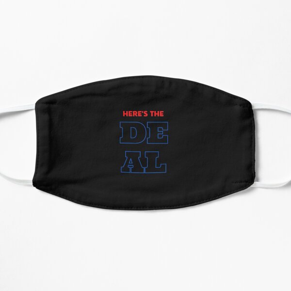 Biden "Heres The Deal" Presidential Debate Quote Flat Mask