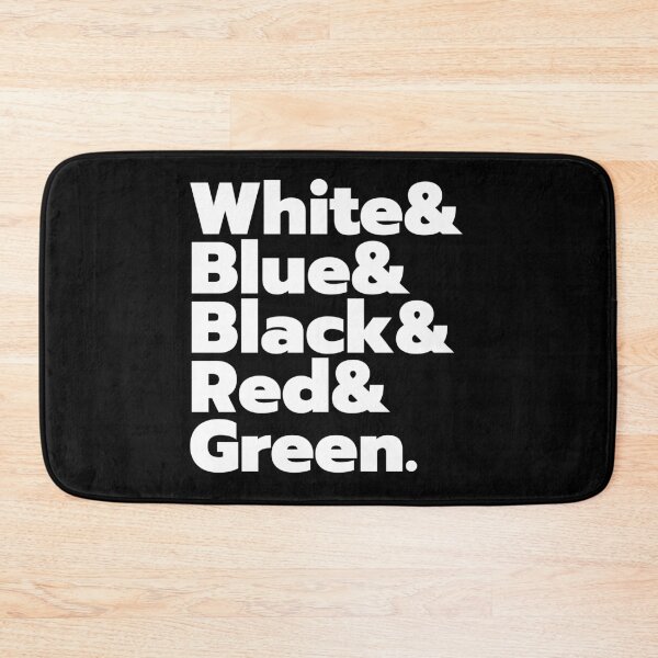 Item preview, White, Blue, Black, Red Green - Magic Gathering Colors Print designed and sold by ToplineDesigns.