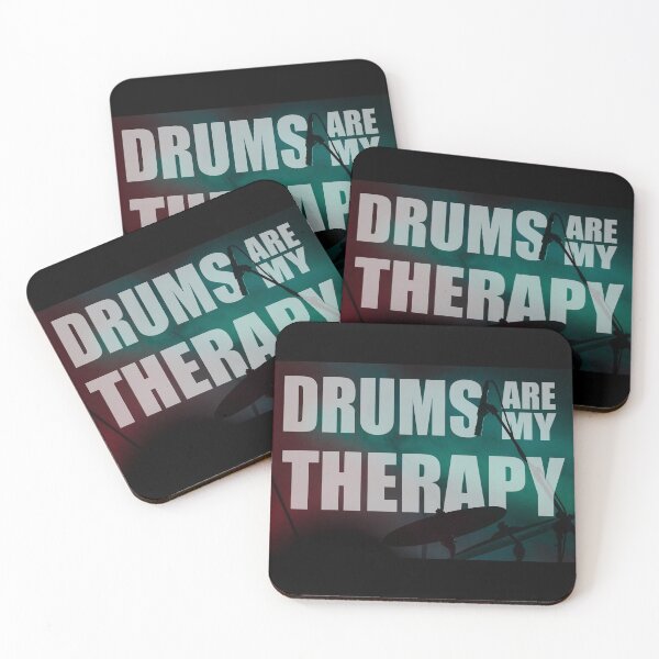 Item preview, Drums are my therapy designed and sold by JaSchlog.