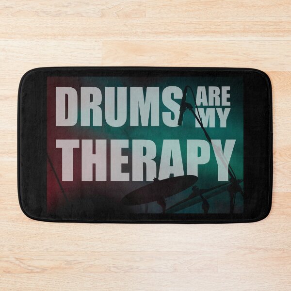 Item preview, Drums are my therapy designed and sold by JaSchlog.