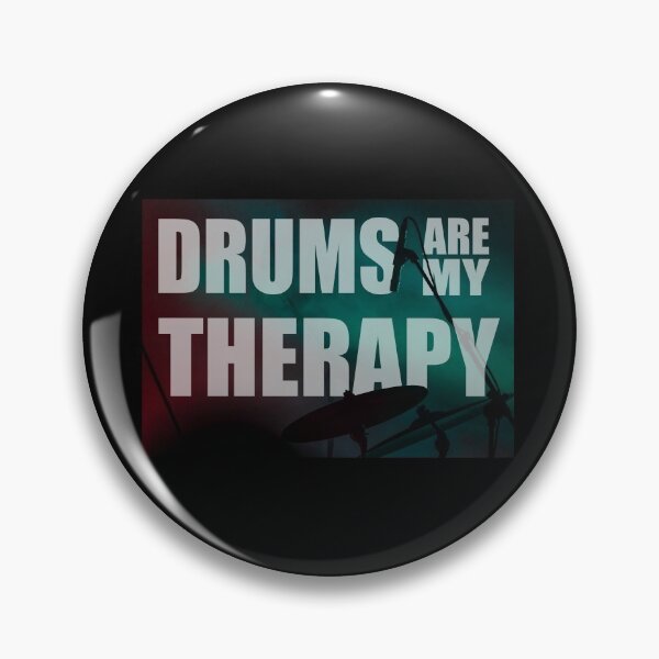 Item preview, Drums are my therapy designed and sold by JaSchlog.