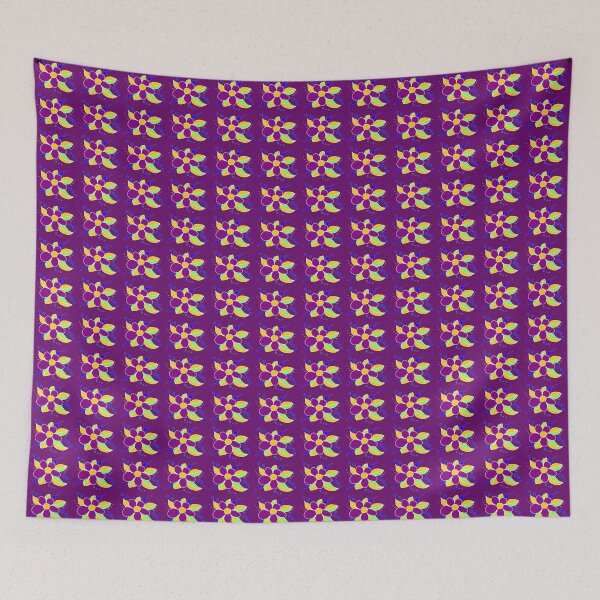 Item preview, Purple Crude Paint Flower Drawing designed and sold by ckylin.