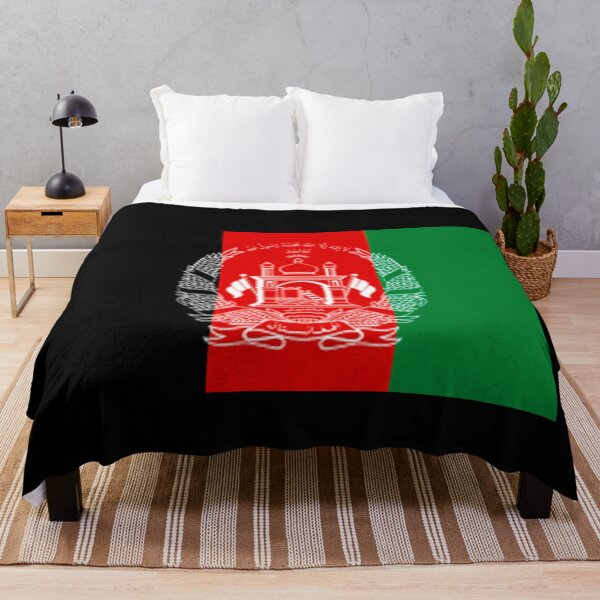 Item preview, Afghan Flag designed and sold by HouseofBalloon.