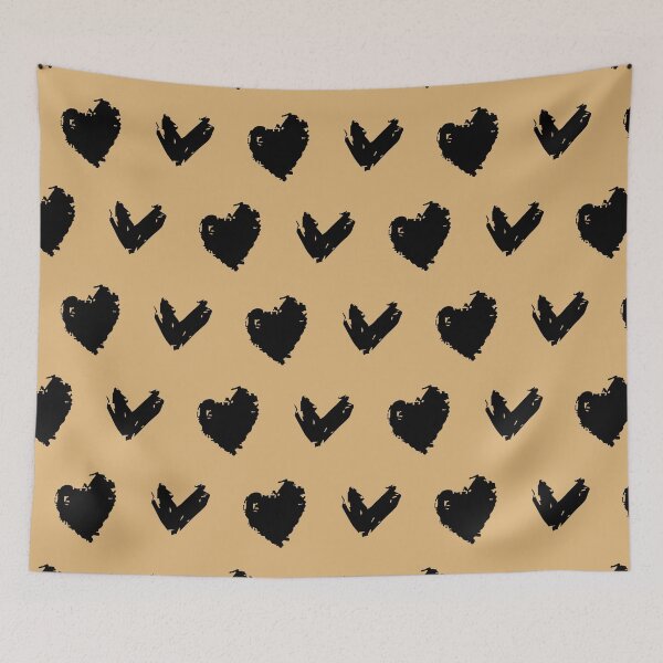 Item preview, distressed black hearts designed and sold by rysunki-malunki.