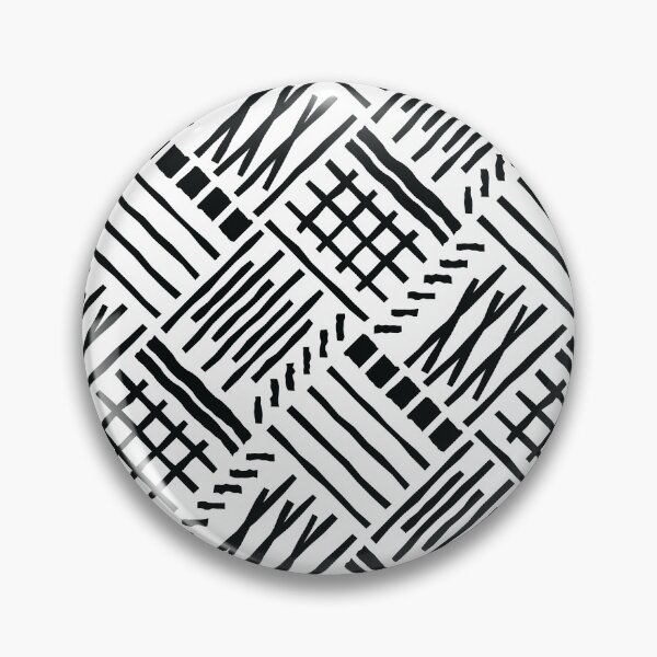 Item preview, Hand-drawn Crossing Lines Pattern – Black designed and sold by RoguePatterns.