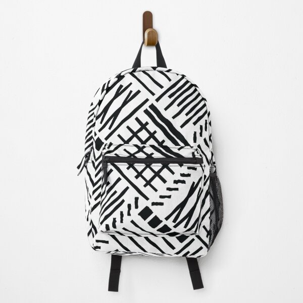 Item preview, Hand-drawn Crossing Lines Pattern – Black designed and sold by RoguePatterns.