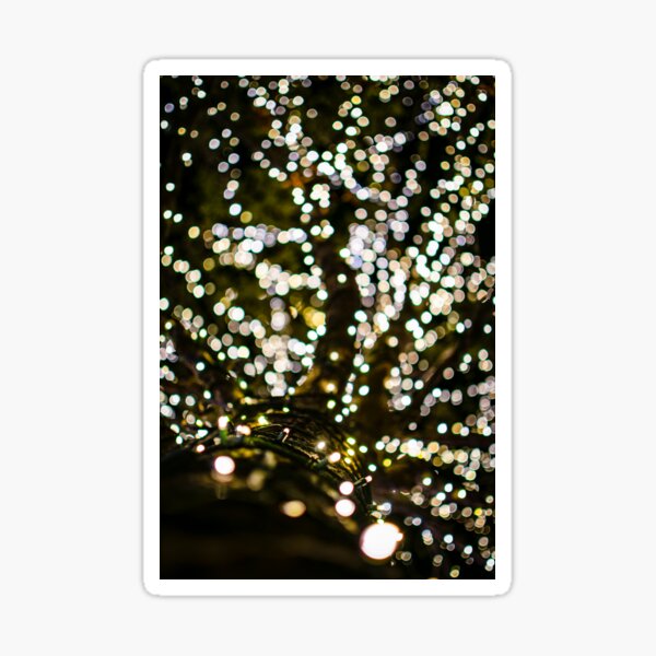 Christmas light bokeh Sticker