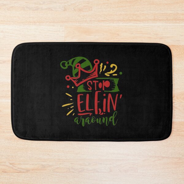 Item preview, Funny Christmas Shirt - Stop Elfin Around designed and sold by SwankyFine.