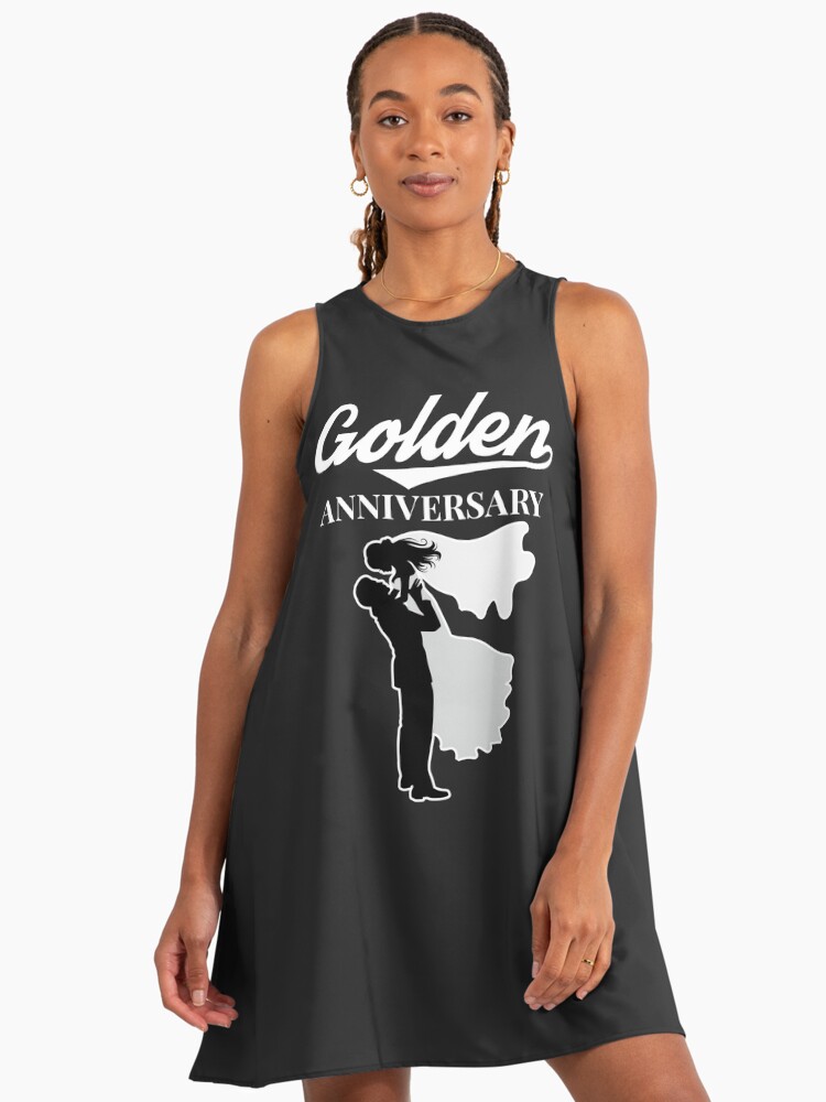 golden wedding anniversary dresses Golden Satin Wedding Dress main image 0