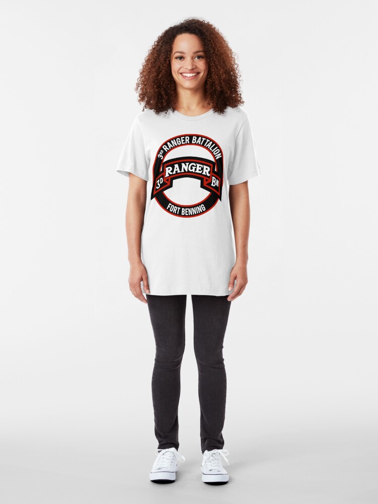 Alternate view of 3rd Ranger Bn Slim Fit T-Shirt