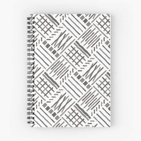 Item preview, Hand-drawn Crossing Lines Pattern – Gray designed and sold by RoguePatterns.