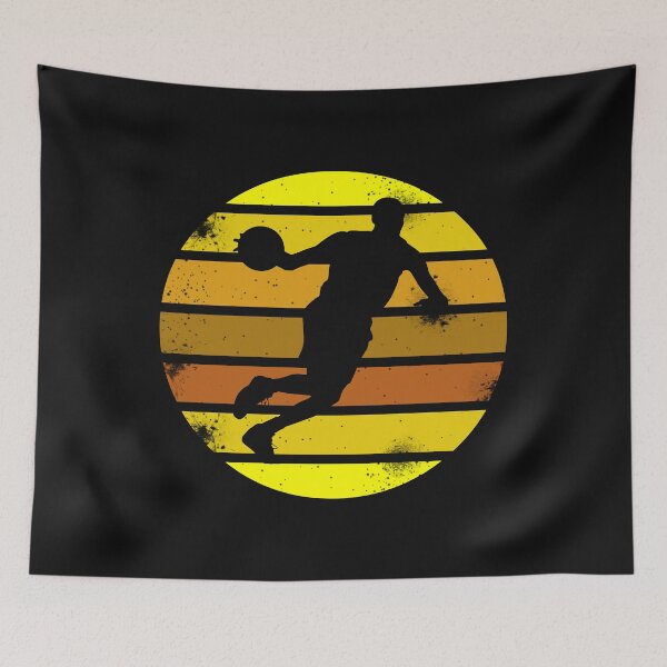 Item preview, Retro Style T Shirt Silhouette Vintage Basketball1 designed and sold by Bendthetrend.
