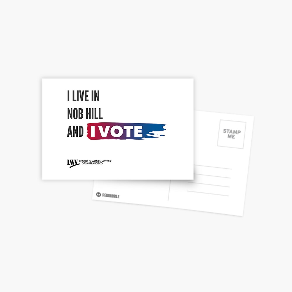 Item preview, Postcard designed and sold by LWVSF.