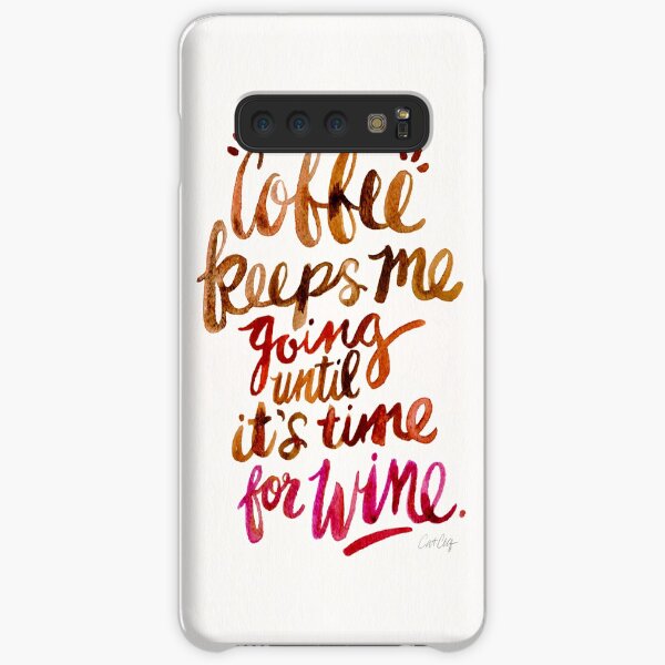 Coffee & Wine – Brown & Magenta Ombré Samsung Galaxy Snap Case