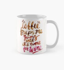 Coffee & Wine – Brown & Magenta Ombré Mug