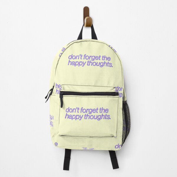 Item preview, Don't Forget The Happy Thoughs Purple Pink Motivate designed and sold by sharedipmemes.