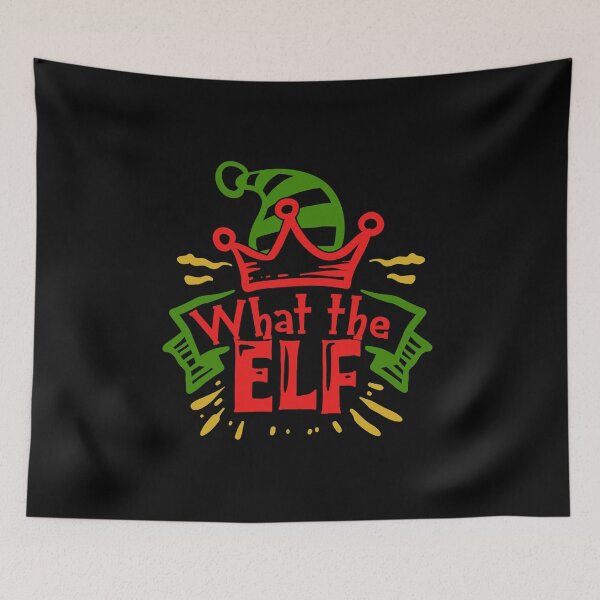 Item preview, Funny Christmas Shirt - What the Elf designed and sold by SwankyFine.