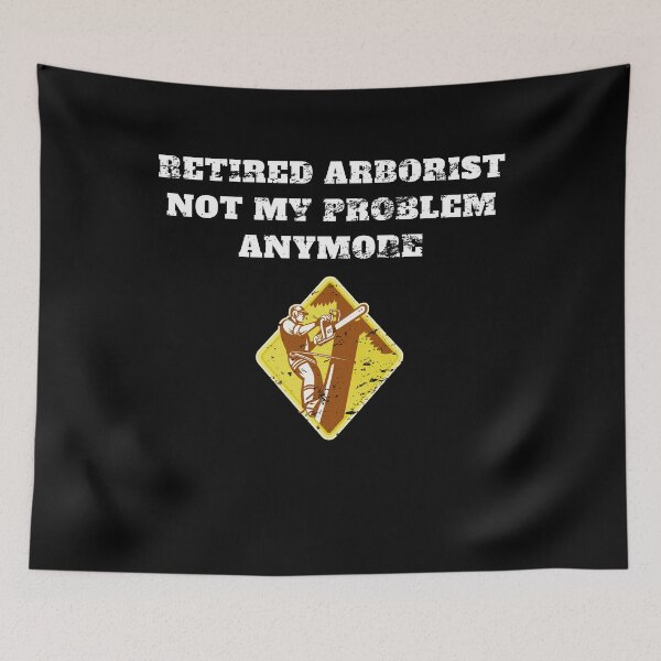 Item preview, Retired arborist not my problem anymore tree Retro Vintage designed and sold by Jeangel97.
