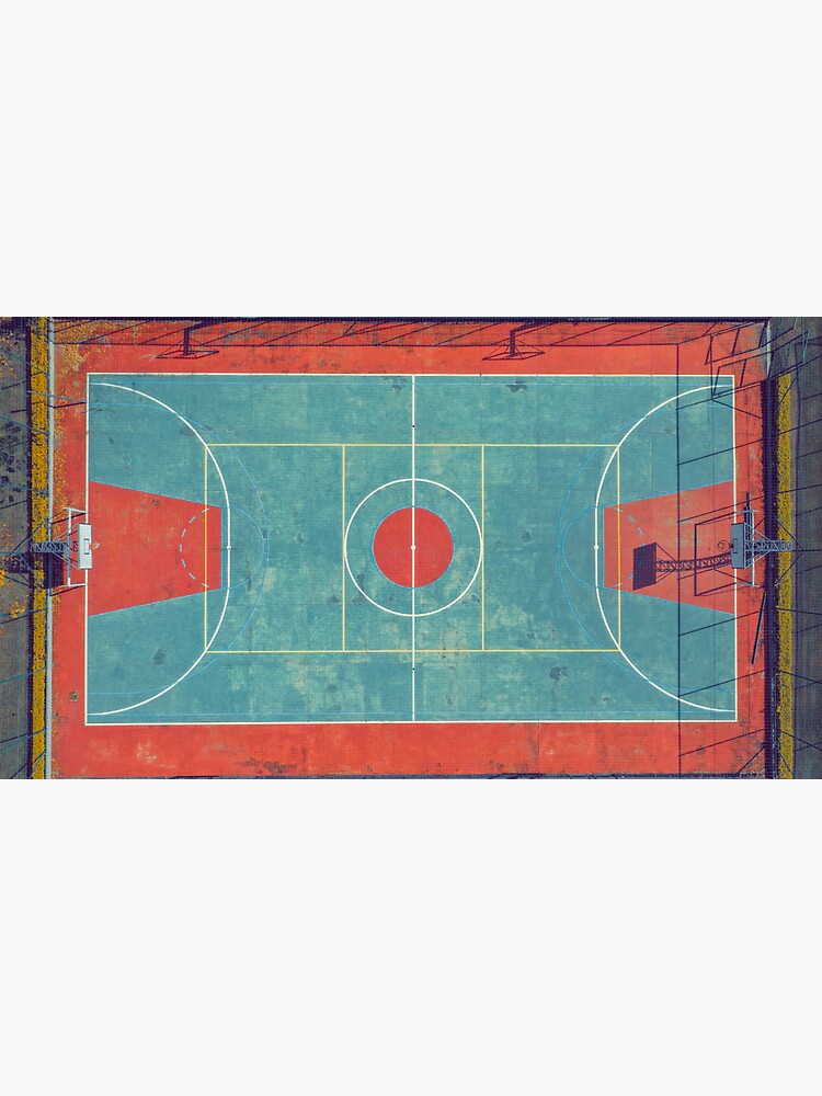 "Basketball Court" Sticker by adrian5331 Redbubble