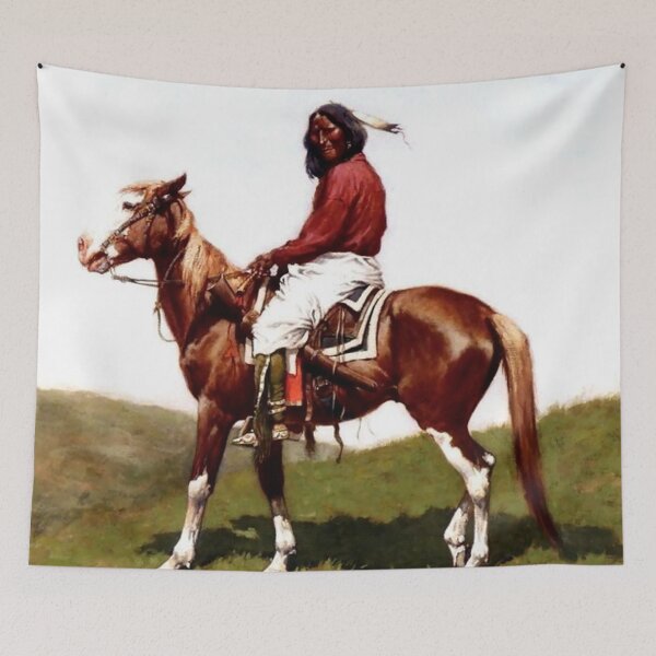 Item preview, “Comanche Brave Fort Reno” by Frederic Remington designed and sold by PatricianneK.