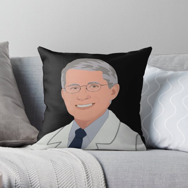 Dr Fauci Illustration - Be Dr Fauci Throw Pillow