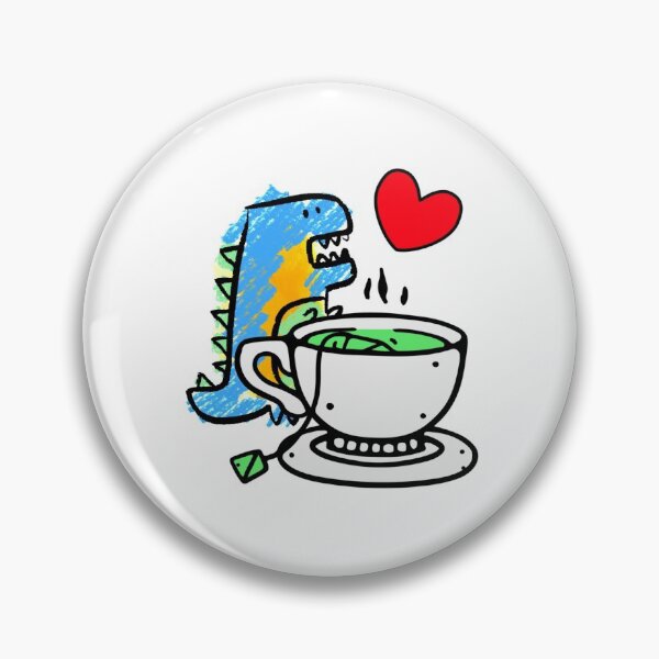 Item preview, Tea-Rex in Love designed and sold by CozyMarket.