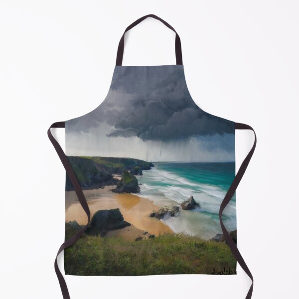 Item preview, Realistic storm clouds over Bedruthan Steps, Cornwall designed and sold by Something Arty.