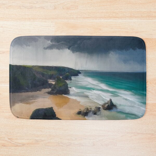 Item preview, Realistic storm clouds over Bedruthan Steps, Cornwall designed and sold by Something Arty.