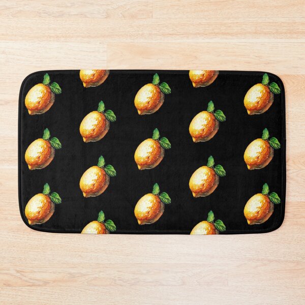 Item preview, Watercolor Lemon - Black Edition designed and sold by AquarellChill.