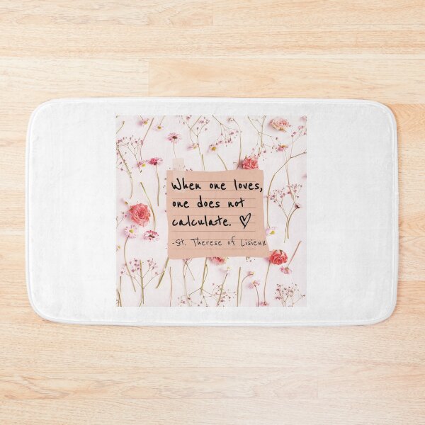 Item preview, Saint Therese of Lisieux Quote on Love designed and sold by SabrinaM77.
