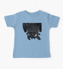 Upside Down Toothless Baby Tee